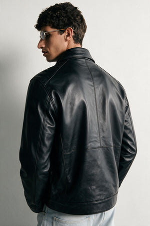 Veste Cuir Premium Classic — 100% Cuir Véritable